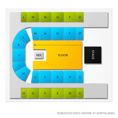 Edmonton EXPO Centre Venue Map