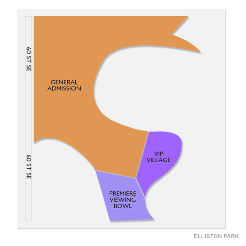 Elliston Park Venue Map