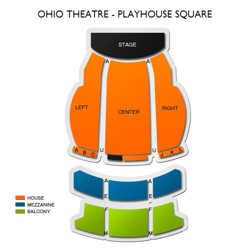 Ohio Theatre Cleveland Seating Chart