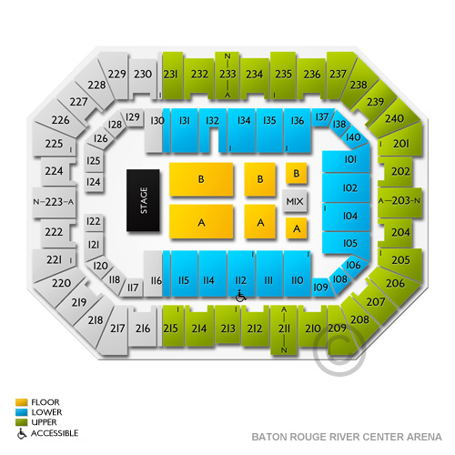 River Center Arena Seating Chart