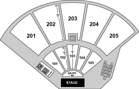 Ozarks Amphitheater Venue Map