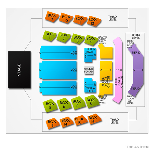 The Anthem Dc Seating Chart Nice Houzz