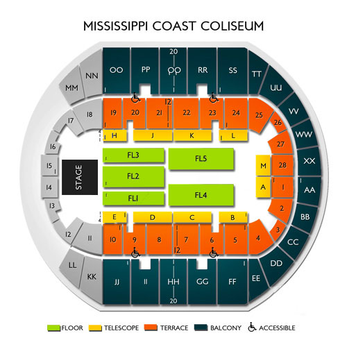 Mississippi Coast Coliseum Tickets 10 Events On Sale Now TicketCity