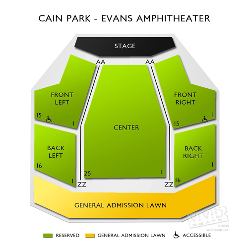 Cain Park Seating Chart Vivid Seats