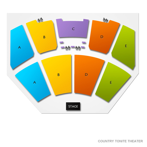 Country Tonite Theatre Venue Map