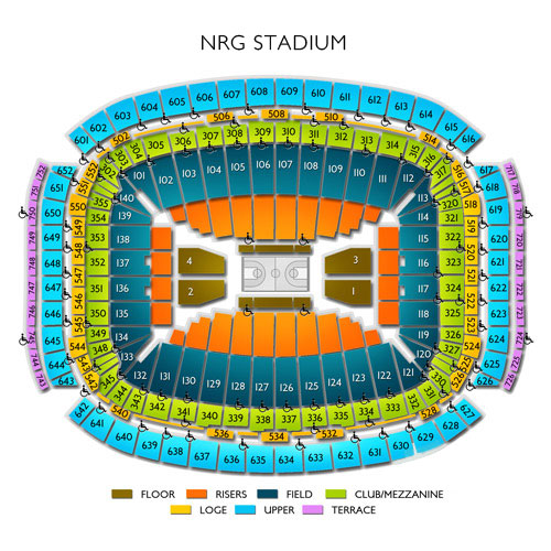 NRG Stadium Tickets NRG Stadium Seating Chart Vivid Seats