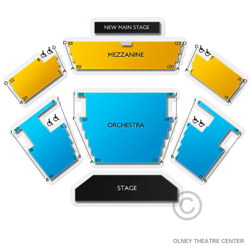 Olney Theatre Center Venue Map
