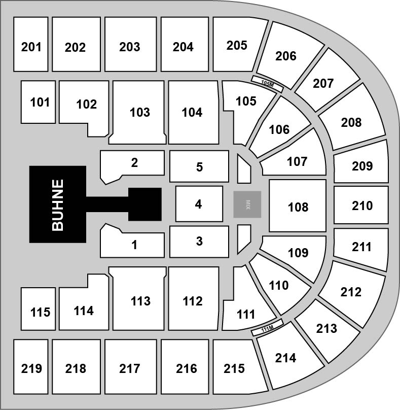 Rudolf Weber Arena Venue Map