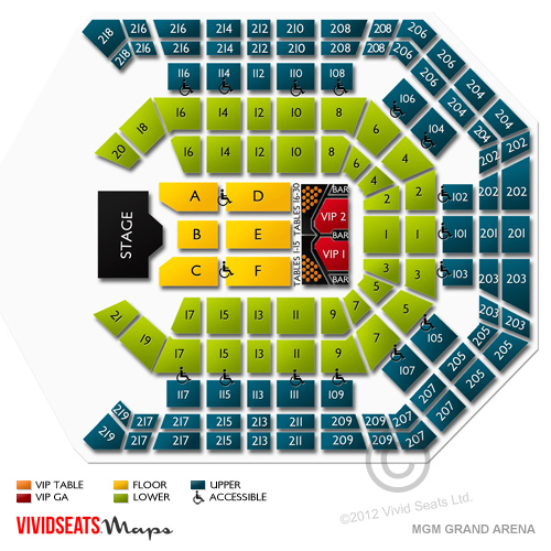 Tickets at MGM Grand Garden Arena (Las Vegas) | . . at