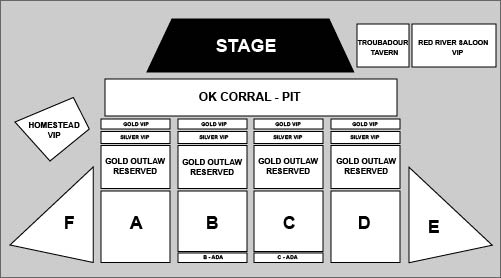 Pryor Creek Music Festivals Venue Map