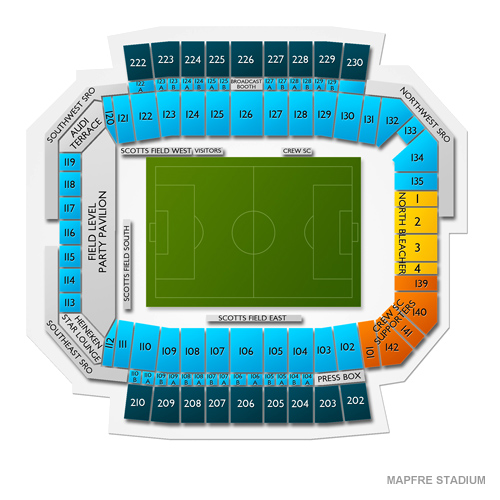 Selby Stadium Seating Chart