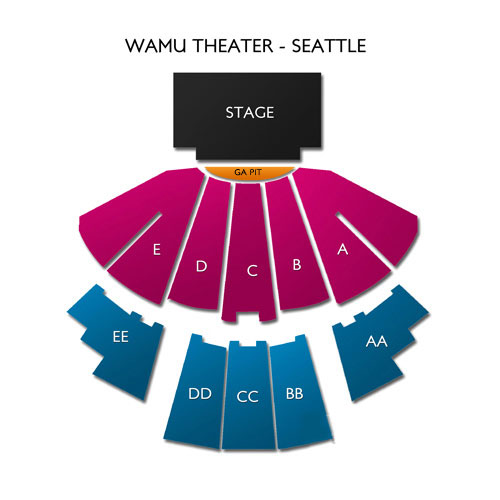 Wamu Theater Seattle Seating Chart