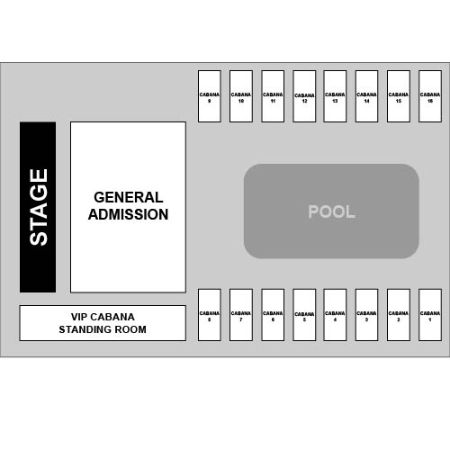 Bel-Aire Backyard - Durango Casino and Resort Venue Map