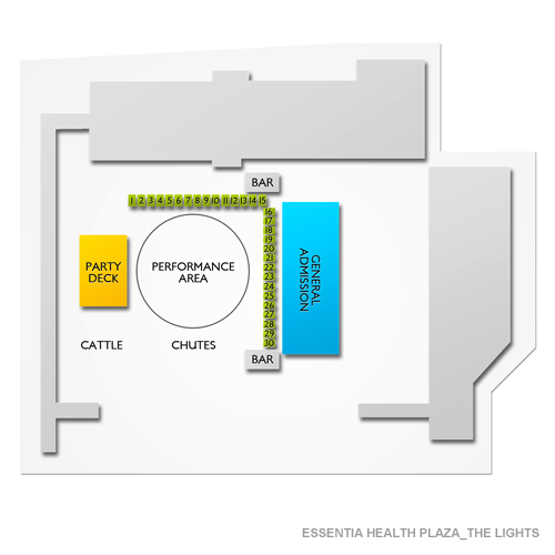 Essentia Health Plaza at The Lights Venue Map