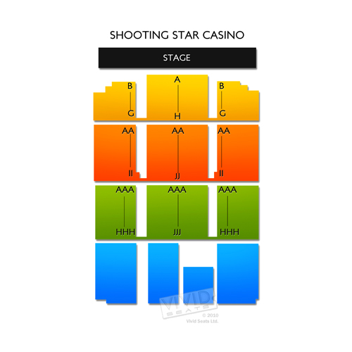 Shooting Star Casino Seating Chart Vivid Seats