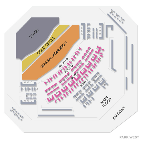 Park West Venue Map