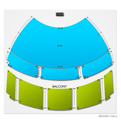 Meany Hall for the Performing Arts Venue Map