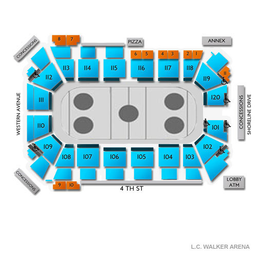Fargo Force Seating Chart
