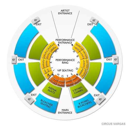 Venue seating map
