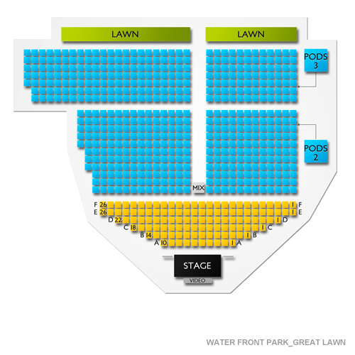 Great Lawn at Waterfront Park Venue Map