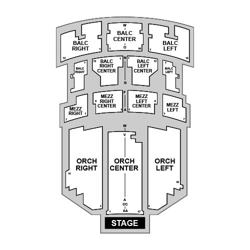 Paramount Theatre Austin Venue Map