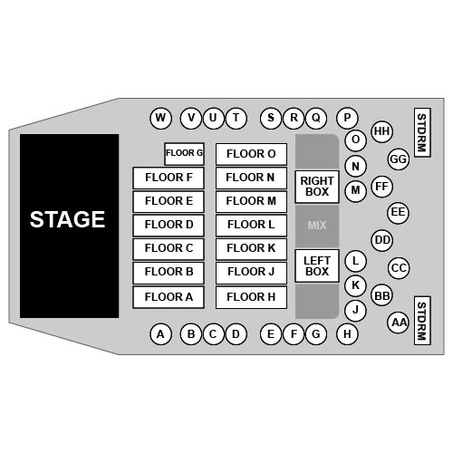 The Vogel at Count Basie Center for the Arts Venue Map