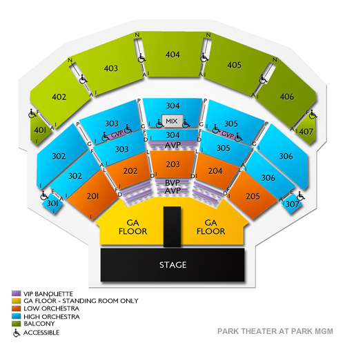 Aerosmith Vegas Seating Chart