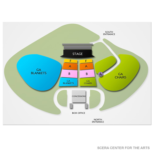 Venue seating map