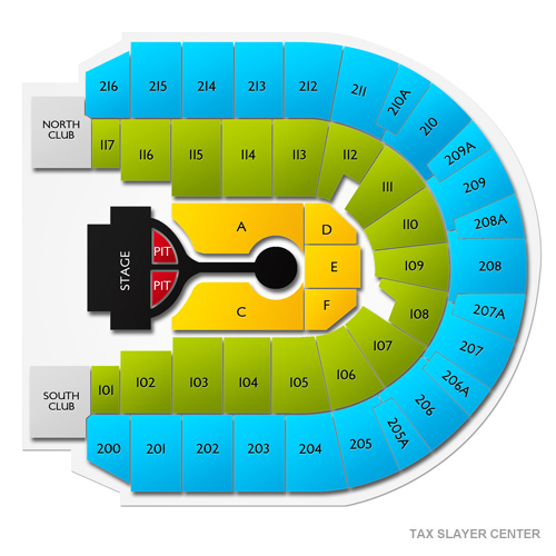 TaxSlayer Center Tickets 14 Events On Sale Now TicketCity