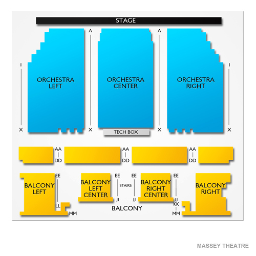 Massey Theatre Venue Map
