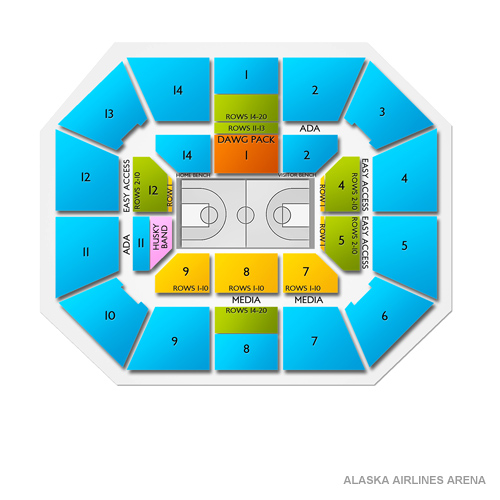 Uw Alaska Airlines Arena Seating Chart