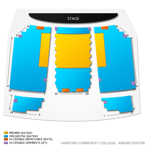 Venue seating map