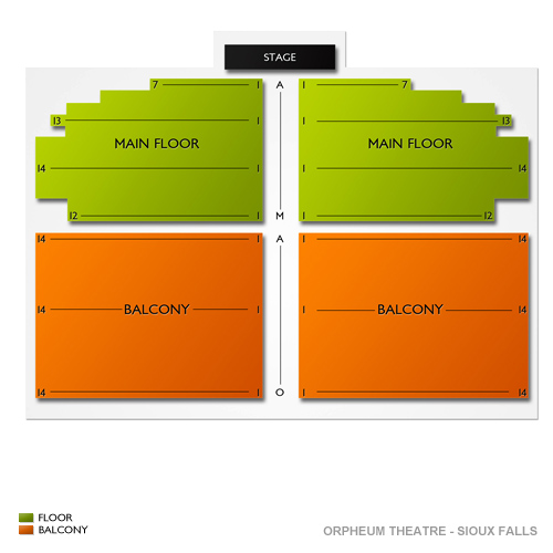 The District Sioux Falls Seating Chart