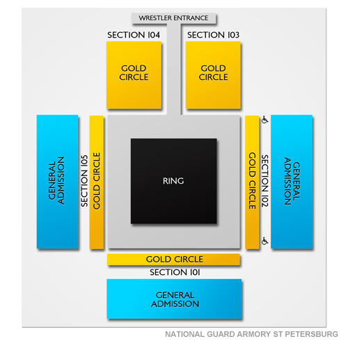 National Guard Armory - St. Petersburg Venue Map
