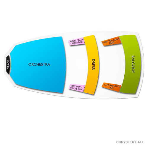 Chrysler Hall Venue Map