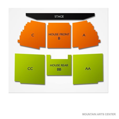 Mountain Arts Center 2019 Seating Chart
