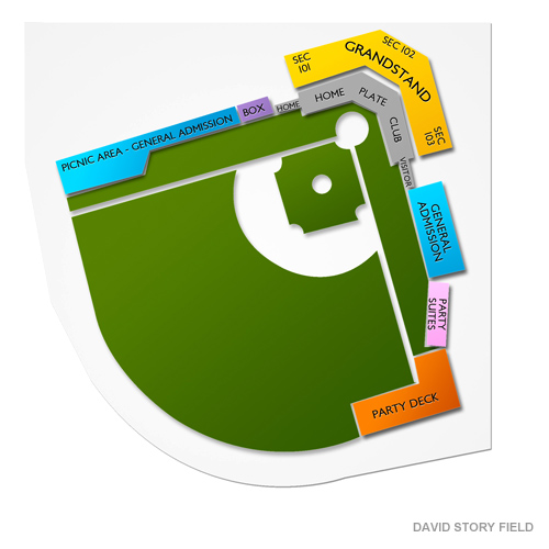 David Story Field Venue Map
