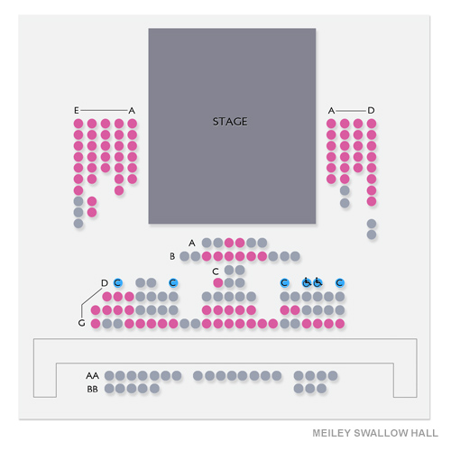 Meiley-Swallow Hall Venue Map