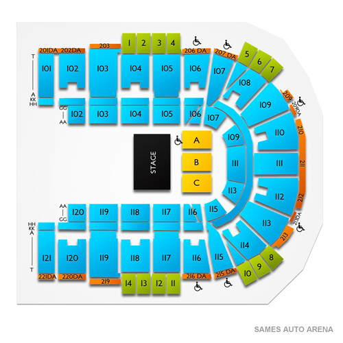 Sames Auto Arena Tickets 9 Events On Sale Now TicketCity