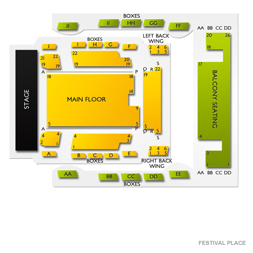 Festival Place Sherwood Park Seating Chart