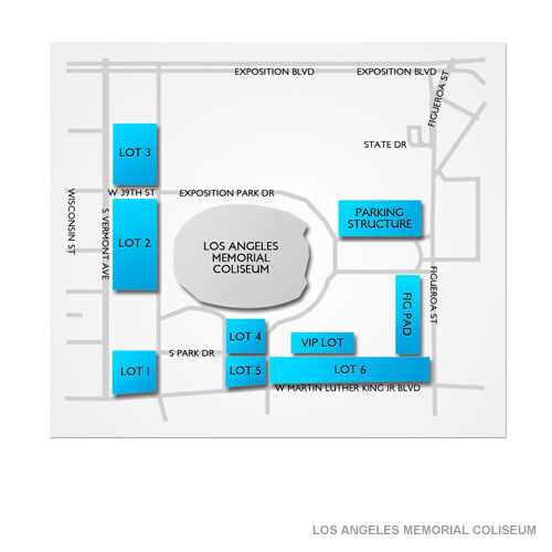 Los Angeles Memorial Coliseum Parking Tickets | 6 Events On Sale Now ...