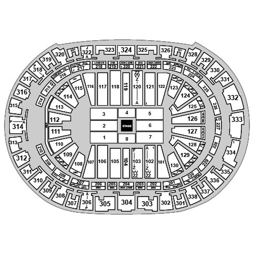 Lenovo Center Venue Map