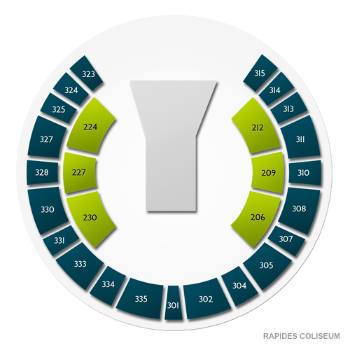 Rapides Coliseum Seating Chart