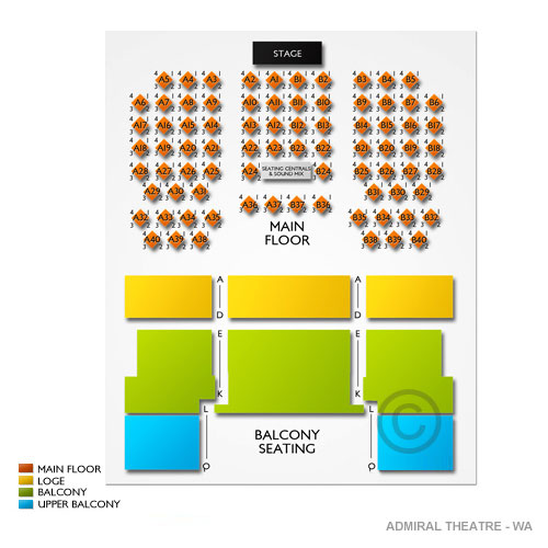 Admiral Theater Bremerton Seating Chart