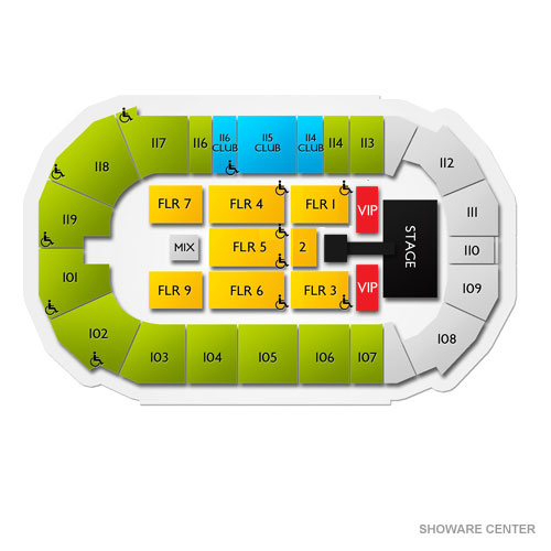 ShoWare Center Venue Map