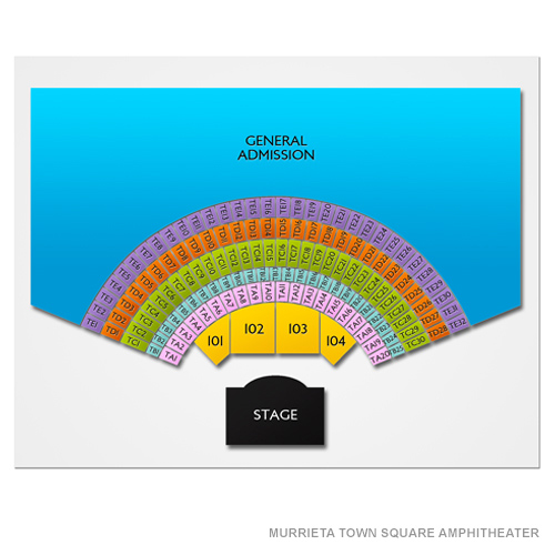 Murrieta Town Square Amphitheater Venue Map