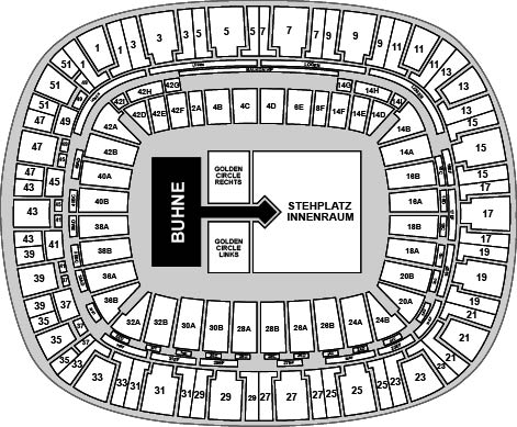 Deutsche Bank Park Venue Map