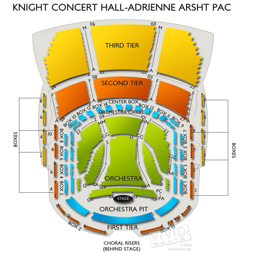 Knight Concert Hall at Adrienne Arsht PAC Seating Chart Vivid Seats