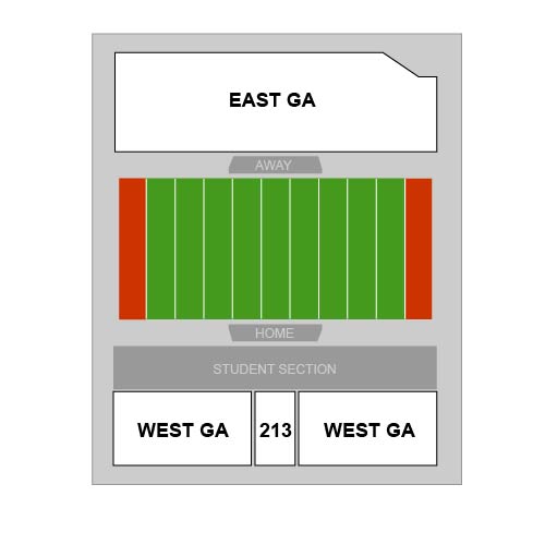 Hornet Stadium at CSUS Venue Map
