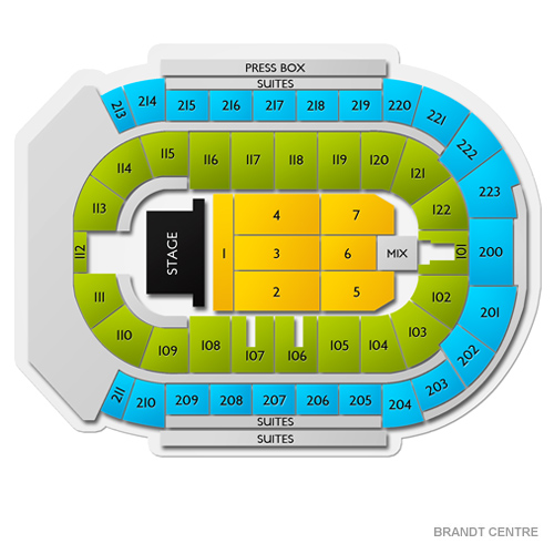Brandt Centre Venue Map